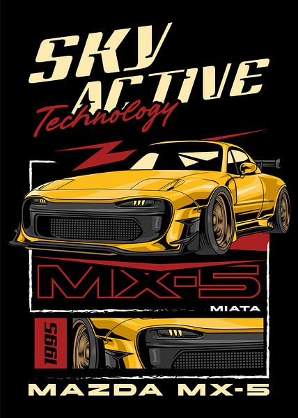 Mazda Miata MX-5 JDM Car by Adam Khabibi