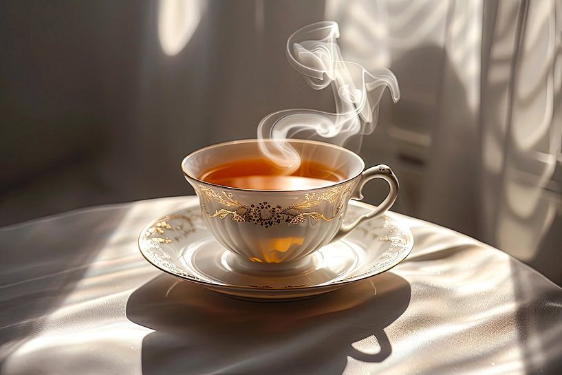 Tasse heißer Tee von Egon Zitter
