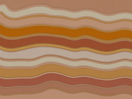 Abstract Layered Sediment Pattern in Warm Earth Tones by Alfonz