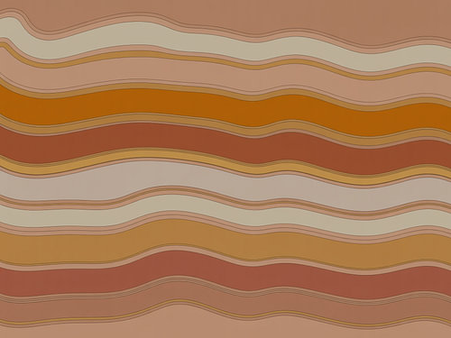 Abstract gelaagd sedimentpatroon in warme aardetinten