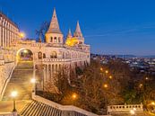 Blue hour at the Fisherman's Bastion in Budapest by Jeroen de Jongh thumbnail