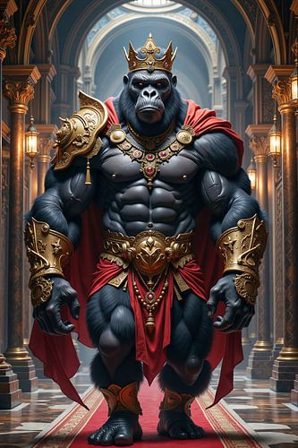 GORILLA – De machtige koning van de jungle in zijn paleis