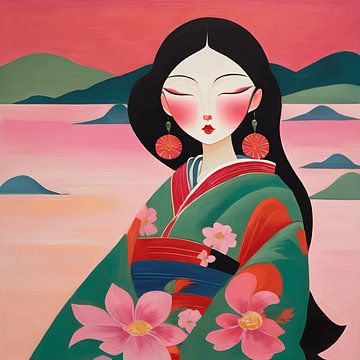 Lief geisha van Jolique Arte