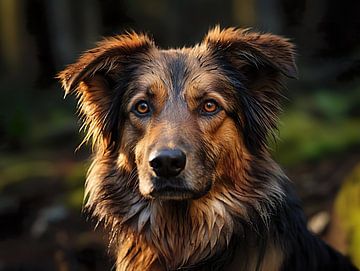 Duitse Herder hond van PixelPrestige