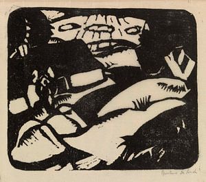 Landschaft mit Gehöft, Gustave De Smet, 1918