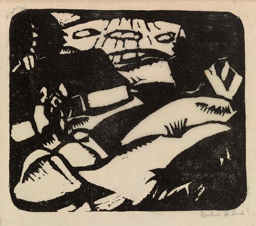 Landschap met hoeve, Gustave De Smet, 1918