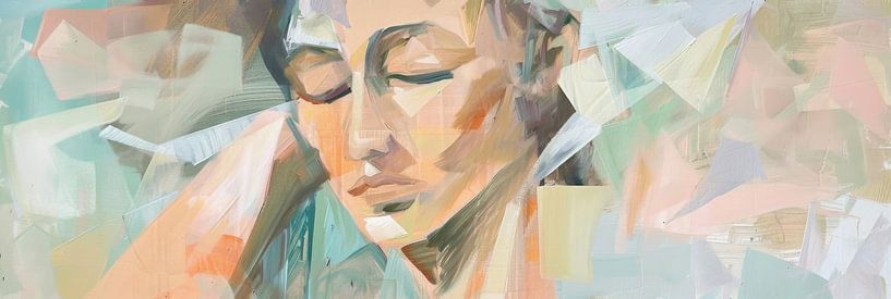 Cubist woman by Poster Art Shop