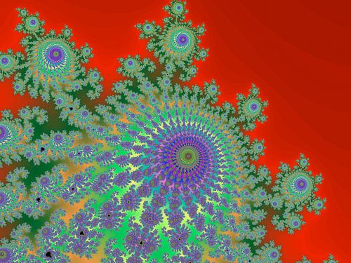 Kleurrijke fractal - Wiskunde - Mandelbrotverzameling - Appleman