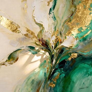 Gold Among the Greens by Johannas Art Creations
