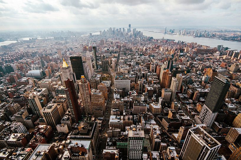 Manhattan New York, USA - Vintage Style von Jan Schuler