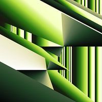 Grüner Bambus Modern Art Architektur
