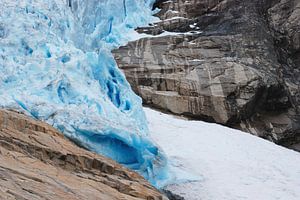 Gletsjer Briksdalsbreen Noorwegen