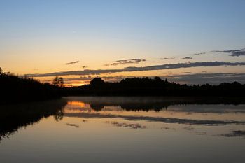 Lever de soleil sur le Brabant Biesbosch