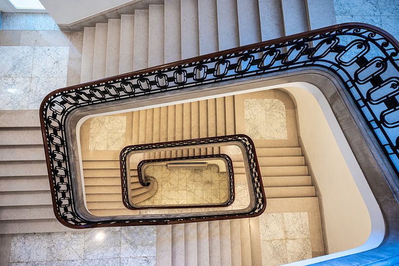 Treppe Brüsseler Parlament von Werner Lerooy