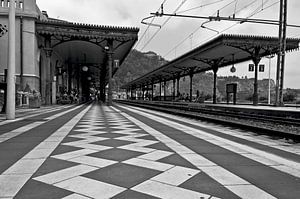 Berühmte Filmkulisse am Bahnhof von Taormina-Giardini Naxos