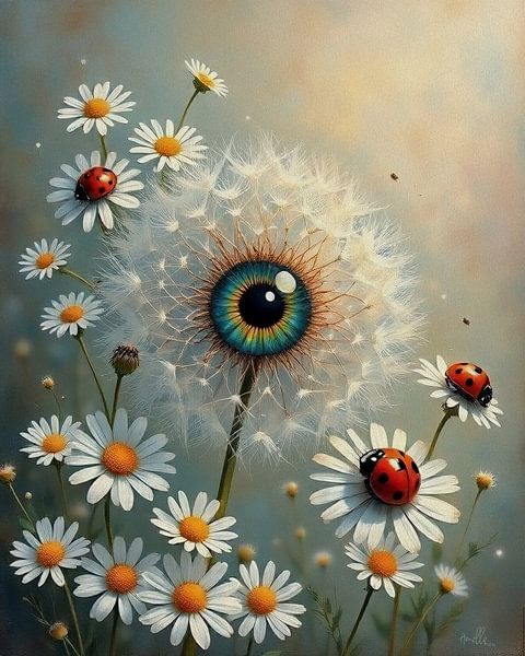 Dandelion Voyeur by Aimelle ML