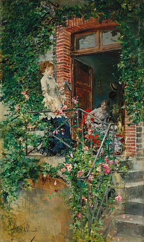 Giovanni Boldini - Auf der Terrasse