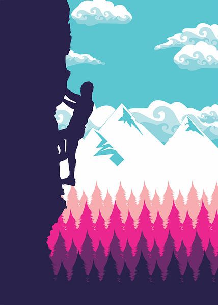 KLETTERSILHOUETTE von Taufan Heriyansyah