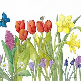 Lente in de tuin van Sandra Steinke