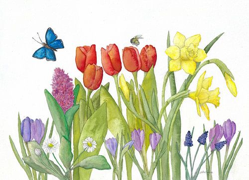 Lente in de tuin van Sandra Steinke