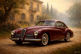 Un voyage à travers l'histoire — Alfa Romeo 6C 2500 Freccia d'Oro — 1947