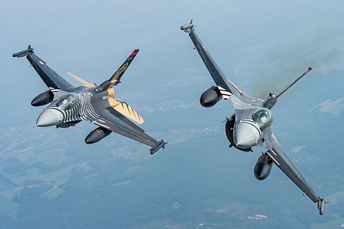 Two SoloTürk fighter jets by KC Photography