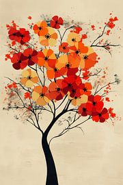 Herbstblüten in Warm Shades of Flowers von Eva Lee