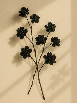 Black flowers