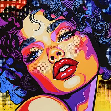 Popart Portait van Ellen Novara-da Lima