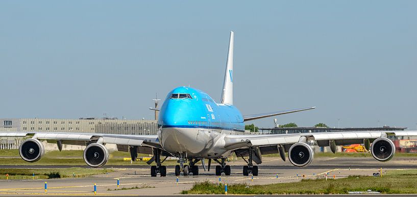 KLM Boeing 747-400 City of Johannesburg. by Jaap van den Berg