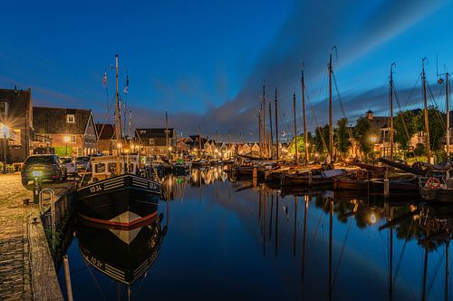 Rustige avond aan de Spakenburgse Oude Haven