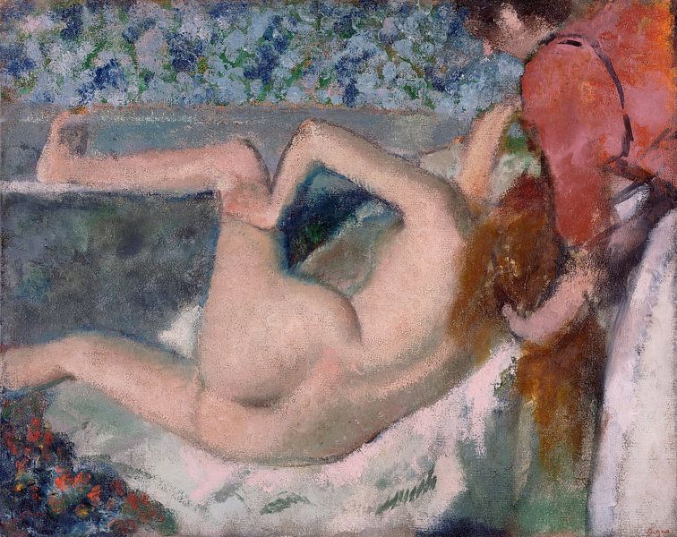 Edgar Degas. After the Bath von 1000 Schilderijen