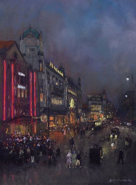 Herman Heijenbrock, Rembrandtplein Amsterdam by Atelier Liesjes