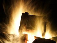 Ein kleines Lagerfeuer unter Freunden in Jena