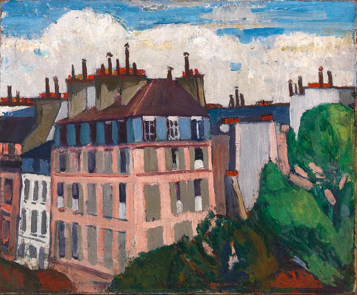 Rooftops, Paris, H. Lyman Saÿen by Masterful Masters