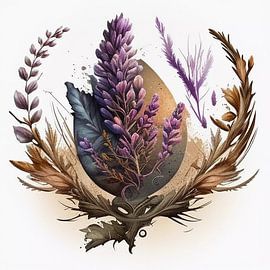 Bloesemtros in de schemering van Vythryd Arts