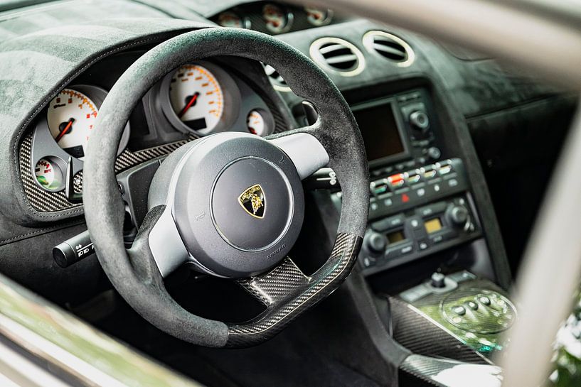 Lamborghini Gallardo Superleggera sports car interior by Sjoerd van der Wal Photography