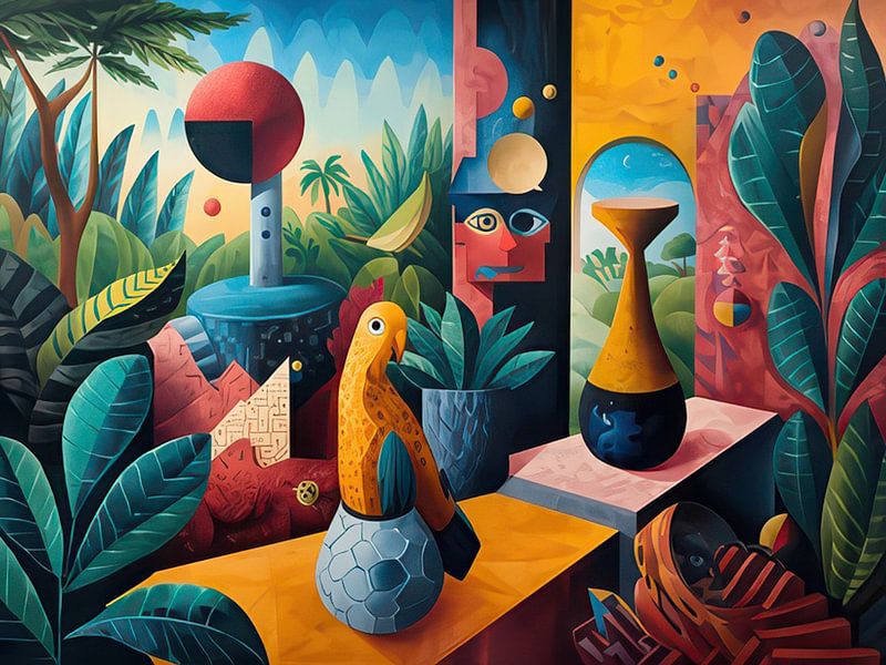 At home in the jungle by Kay Weber