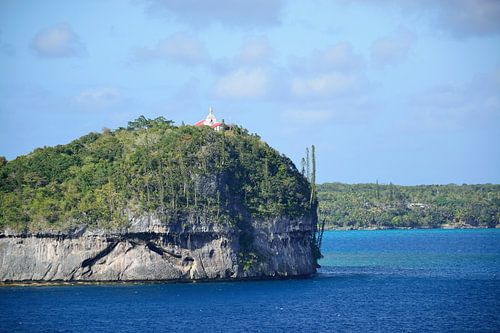 Notre Dame de Lourde hoog op de klif