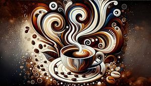 Wirbelnder Kaffeegenuss im Kosmos