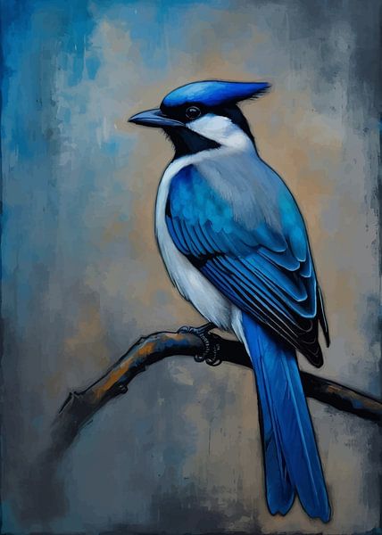 Pie à ailes d'azur par MIROKKU