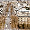 View of Eiffel Tower from Arc d'Triomph, Paris, France -Reisfo by Dana Schoenmaker