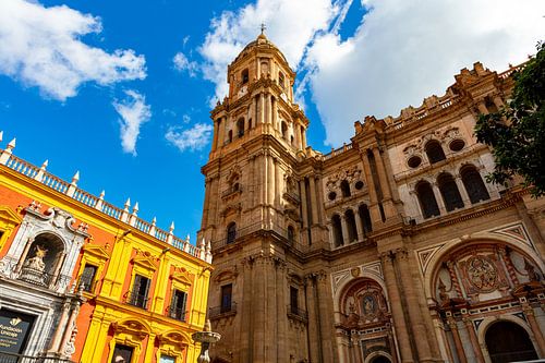 De kathedraal van Málaga in Andalusië Málaga