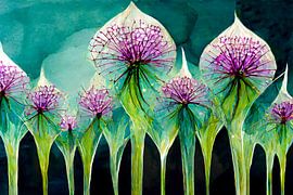 Ein Beet mit Allium 2 von Studio Pieternel