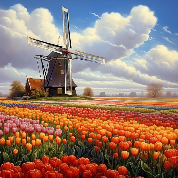 Paysage néerlandais par Cafe Noir