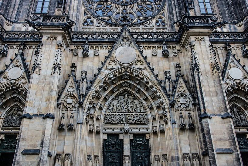 Prag - St. Veitsdom Detail von Bianca Boogerd