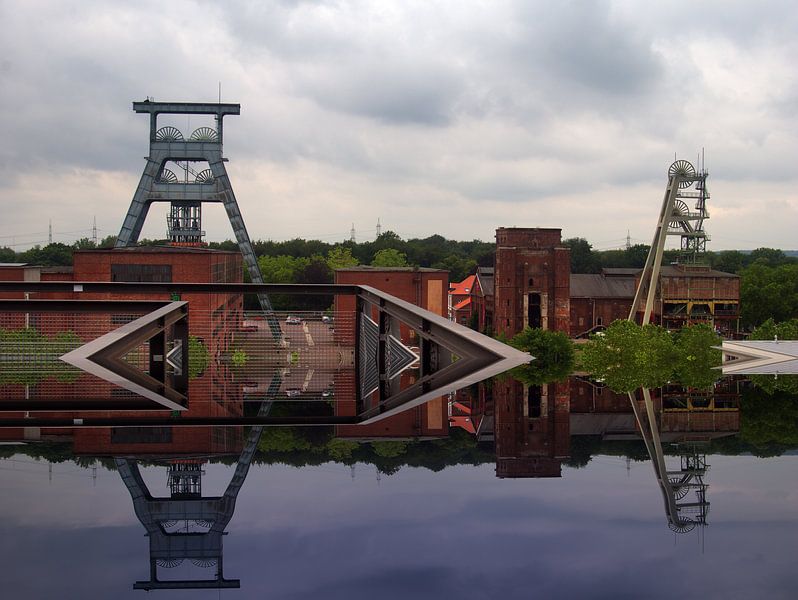 Reflet de la tour d'enroulement par Edgar Schermaul