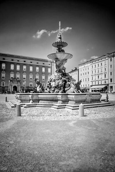 SALZBURG Residenzplatz | Monochrom  von Melanie Viola