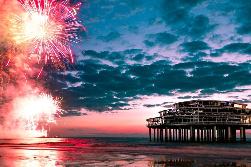 Feuerwerk Scheveningen von Scholtes Fotografie