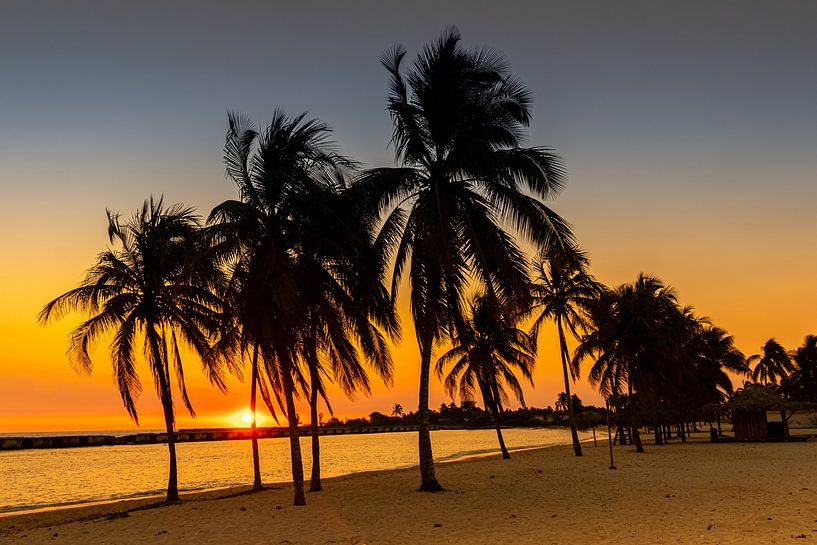 Sunset in the Caribbean by Mark van Harlingen